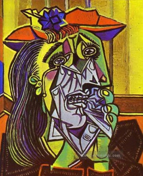  frau - Weinende Frau 1937 kubist Pablo Picasso